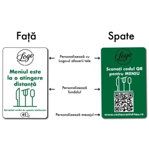 Personalizare card meniu