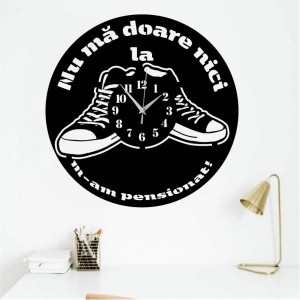 Ceas de perete M-am pensionat 3