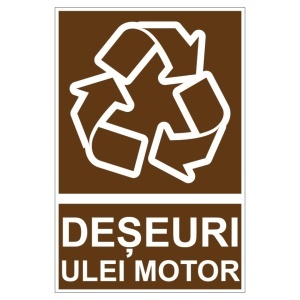 Sticker indicator Deseuri Ulei motor