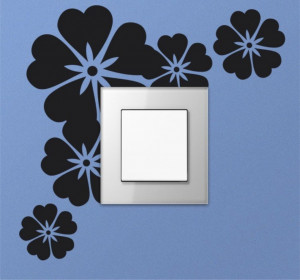 Sticker intrerupator Flori - Img 2