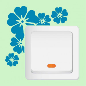 Sticker intrerupator Flori - Img 12