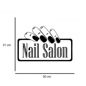 Sticker perete Nail Salon 7 - Img 2