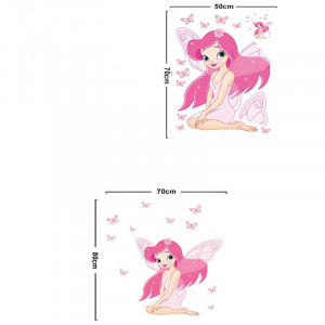 Sticker pentru perete Zana Roz 4