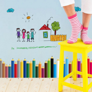 Sticker perete Color your world - Img 4