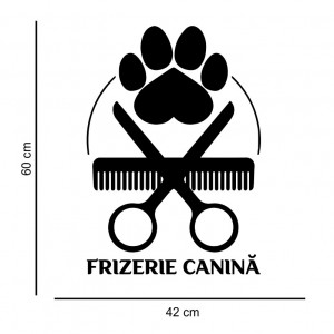 Sticker perete Fizerie Canina 44
