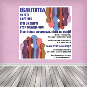 Sticker perete STOP Bullying - STOP Inegalitatii! 2