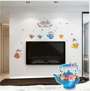 Sticker perete Tea Pots - Img 2