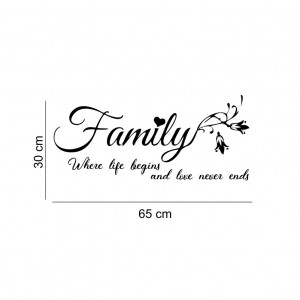Sticker perete Where Life Begins - Img 4