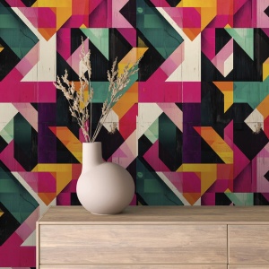 Tapet personalizat Forme Geometrice 25