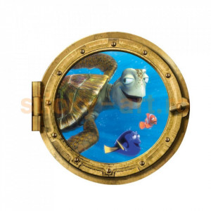 Sticker decorativ Turtle 45 x 43 cm - Img 2