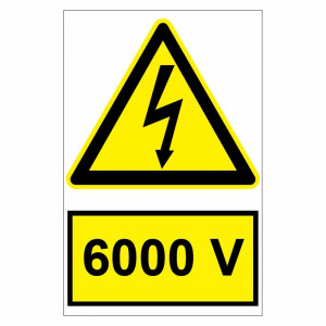Sticker indicator 6000V
