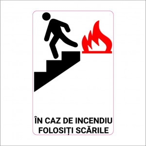 Sticker indicator Folositi scarile 2