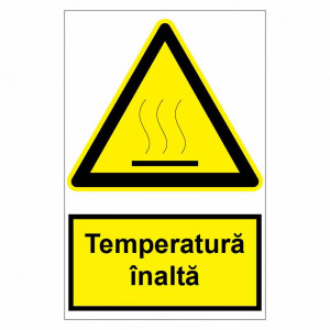 Sticker indicator Temperatura inalta