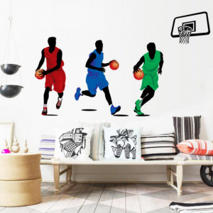 Sticker perete Basketball 90 x 160 cm - Img 2