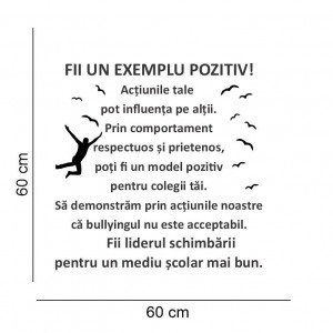Sticker perete Fii un exemplu pozitiv - Img 2