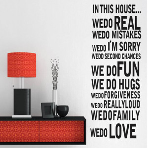 Sticker perete House rules - Img 1