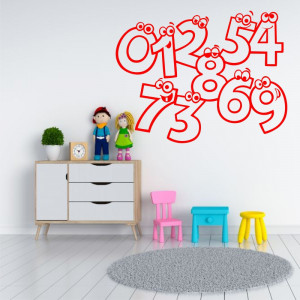 Sticker perete Jocul Cifrelor