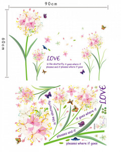 Sticker perete Love is Like a Butterfly - Img 7