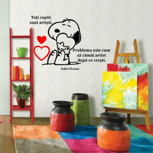 Sticker perete Toti copiii sunt artisti - Img 2