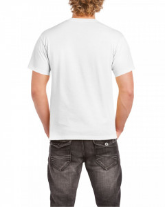 Tricou personalizat barbati alb Tati is Loading Pink - Img 2