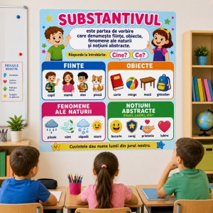 Plansa autocolant Substantivul