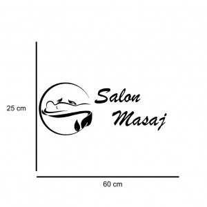 Sticker decorativ Salon Masaj 1 - Img 2