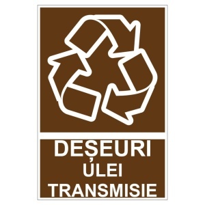 Sticker indicator Deseuri Ulei transmisie