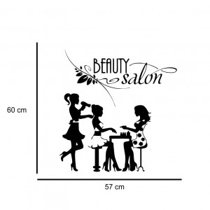 Sticker perete Beauty Salon 3 - Img 2