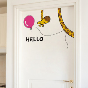 Sticker perete Hello Giraffe - Img 3