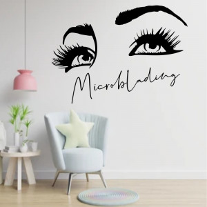 Sticker perete Microblading - Img 2