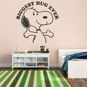 Sticker perete Snoopy - Biggest Hug Ever - Img 3