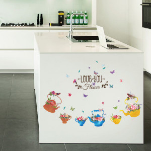 Sticker perete Tea Pots - Img 4