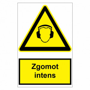 Sticker indicator Zgomot intens