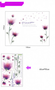 Sticker perete Art Tullips - Img 6