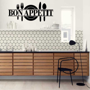 Sticker perete bucatarie Bon Appetit - Img 3