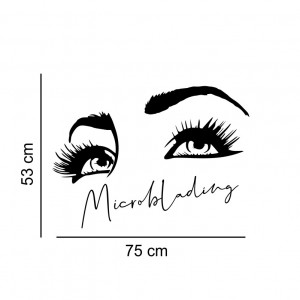 Sticker perete Microblading - Img 3