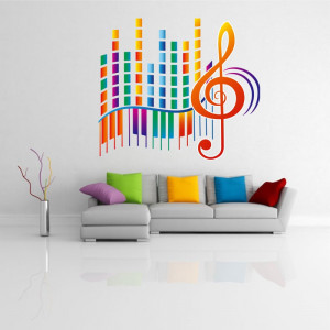 Sticker perete Music Beat