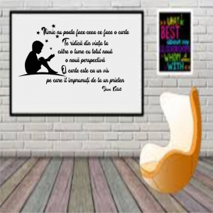 Sticker perete O carte este ca un vis 1