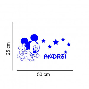 Sticker perete personalizat My Name Boy 26 - Img 2