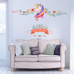 Sticker perete Rainbow Unicorn - Img 5