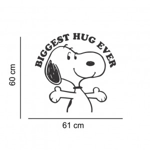 Sticker perete Snoopy - Biggest Hug Ever - Img 4