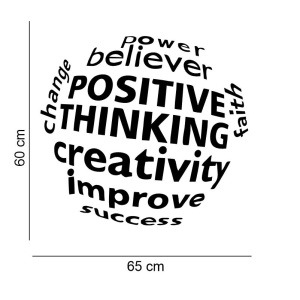 Sticker perete The Power Of Positive Thinking - Img 3