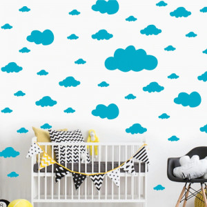 Set stickere perete Norisori Albastri