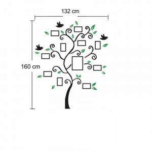 Sticker acrilic Copacul Familiei 3