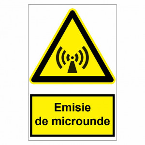 Sticker indicator Emisie de microunde