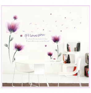 Sticker perete Art Tullips - Img 3