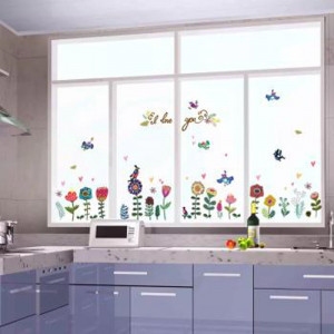 Sticker perete Colourful Flowers - Img 2