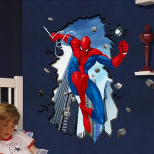 Sticker perete Spiderman 3D - Disney Marvel - Img 2