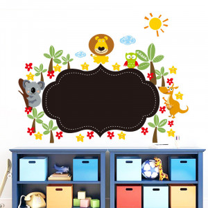 Sticker perete Tabla de scris animale - Img 3