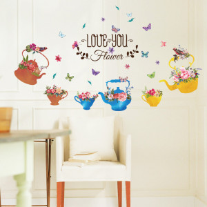 Sticker perete Tea Pots - Img 6